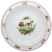 Christmas Magic Porcelain Deep Round Plate  by Vista Alegre