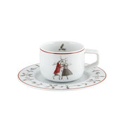 Noel Porcelain "To Dance" Coffee Cup and Saucer by Teresa Lima for Vista Alegre