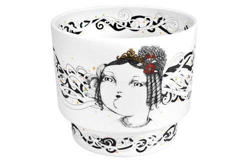 Vista Alegre Rainhas De Portugal Queen D. Maria Ii Vase - Thumbnail 2