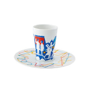 Bode Inspiratório Escape Goat Espresso Cup & Saucer I by Vista Alegre