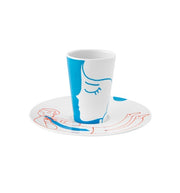 Bode Inspiratório Escape Goat Espresso Cup & Saucer II by Vista Alegre