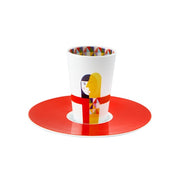 Bode Inspiratório Escape Goat Espresso Cup & Saucer IV by Vista Alegre