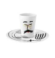 Bode Inspiratório Escape Goat Espresso Cup & Saucer XV by Vista Alegre