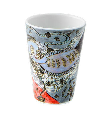 Bode Inspiratório Escape Goat Espresso Cup & Saucer XVII by Vista Aleg ...