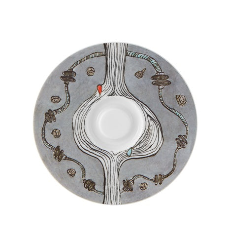 Vista Alegre Bode Inspiratório Escape Goat Espresso Cup & Saucer - Thumbnail 2