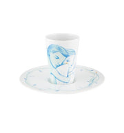 Bode Inspiratório Escape Goat Espresso Cup & Saucer XL by Vista Alegre