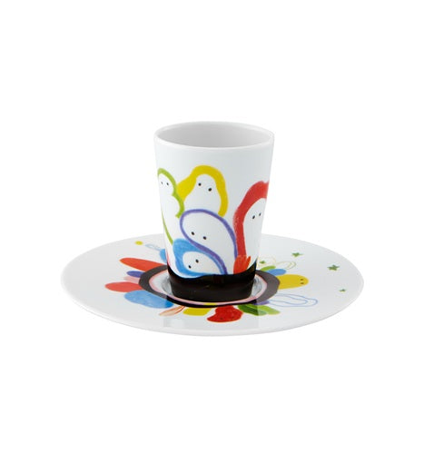 Bode Inspiratório Escape Goat Espresso Cup & Saucer XLI by Vista Alegr ...