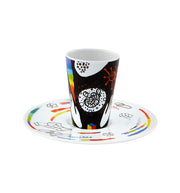 Bode Inspiratório Escape Goat Espresso Cup & Saucer XLII by Vista Alegre