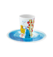 Bode Inspiratório Escape Goat Espresso Cup & Saucer XLIV by Vista Alegre