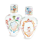Chinoiseries Set 2 Porcelain Vases by Pedro Proença for Vista Alegre