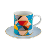 Futurismo Tea Cup and Saucer, 8.25 oz. by Vista Alegre Dinnerware Vista Alegre 