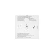 Vida Alegre Porcelain Letter A Plaque by Martin Jarrie for Vista Alegre