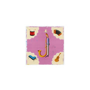 Vida Alegre Porcelain Letter J Plaque by Martin Jarrie for Vista Alegre