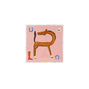 Vida Alegre Porcelain Letter R Plaque by Martin Jarrie for Vista Alegre