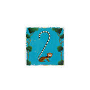 Vida Alegre Porcelain Number Plaque by Martin Jarrie for Vista Alegre