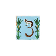 Vida Alegre Porcelain Number Plaque by Martin Jarrie for Vista Alegre