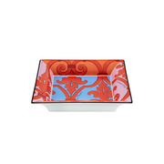 Palazzo N6 Porcelain Square Tray by Vista Alegre