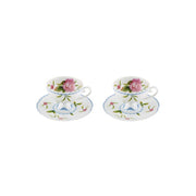 Bridgerton Set 2 Tea Cups & Saucers for Vista Alegre