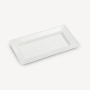 Plisse Porcelain Rectangular Serving Platter, 9.5" by Pillivuyt