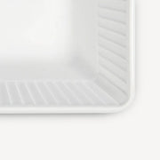 Plisse Porcelain Rectangular Serving Platter, 9.5" by Pillivuyt