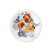 Copy of Juliska Field of Flowers Chambray Side / Cocktail Plate 6.5" with food
