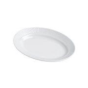 Plisse Porcelain Oval Serving Platter by Pillivuyt