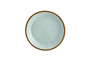 Rustic Blend Turquoise Stoneware Deep Plate by Casa Alegre