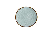 Rustic Blend Turquoise Stoneware Dessert Plate by Casa Alegre