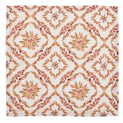 Kim Seybert Laurel White & Brown Linen Napkins, Set of 4, 21” Cloth Napkins Kim Seybert 