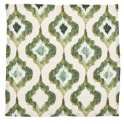 Kim Seybert Olive Green Watercolor Linen Napkins, Set of 4, 21” Cloth Napkins Kim Seybert 