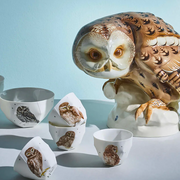 Lightscape Winter Birds Coffee Mug by Ruth Gurvich for Nymphenburg Porcelain