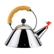 Classic Water Tea Kettle with Bird 9093, 33.8 oz. by Michael Graves for Alessi Water Kettle Alessi 