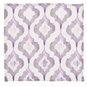 Kim Seybert Grey & Violet Watercolor Linen Napkins, Set of 4, 21” Cloth Napkins Kim Seybert 