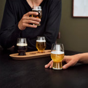 Waterford Craft Brew Beer Glass Flight Set with Paddle Stemware Waterford 