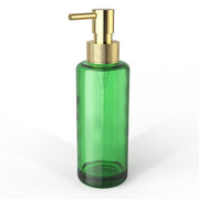 Decor Walther TT Porter Green Glass Liquid Soap Dispenser, 6.75 oz. Soap Dishes & Holders Decor Walther Gold 24 Karat 
