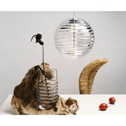 Press Sphere Pressed Glass LED Pendant Light, 11.8" w. by Tom Dixon Lighting Tom Dixon 