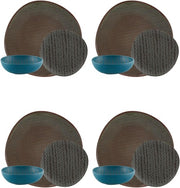 Foliage Stoneware 12-Piece Dinnerware Set by Casa Alegre