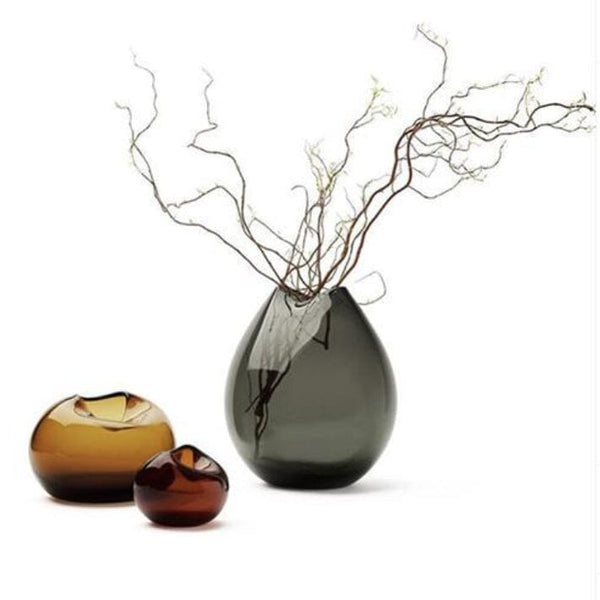 When Objects Work Rock Art Glass Vase by Kate Hume, 12.2