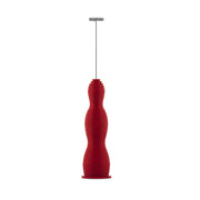 Pulcina Rechargeable Cordless Milk Frother, Red by Michele de Lucchi for Alessi Espresso Maker Alessi 