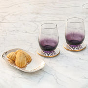 Talianna Ombre Purple Plum Glasses, Set of 2 Anna 