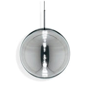 Globe 20" LED Suspension Silver Pendant by Tom Dixon Lighting Tom Dixon 