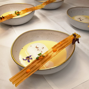 Gold Stone Stoneware 12-Piece Dinnerware Set by Casa Alegre