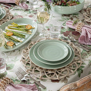 Juliska Bilbao Sage Dinner Plate, 11" on table