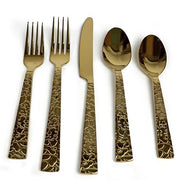 Wabi Sabi Gold 5-Piece Place Setting by Michael Wainwright