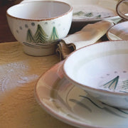 Christmas Natale Cortina Salad/Dessert Plate, 8" by La Gabbianella