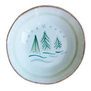Christmas Natale Cortina Pasta Bowl, 8" by La Gabbianella