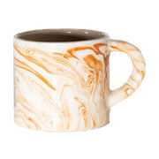 Marbled Terra Moroccan Ceramic Mug, 3.9"