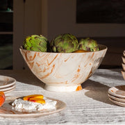 Marbled Terra Moroccan Serving Bowl, 12.6"