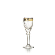 Palazzo Gold Cordial Shot Glass by Vista Alegre