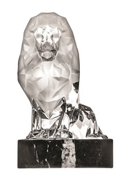 Liontári Lion Glass Sculpture by Vista Alegre